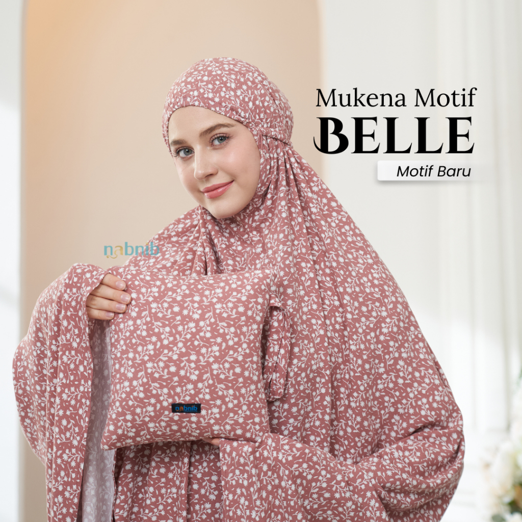 Nabnib - Belle Mukena Rayon Silky Mukena Dewasa