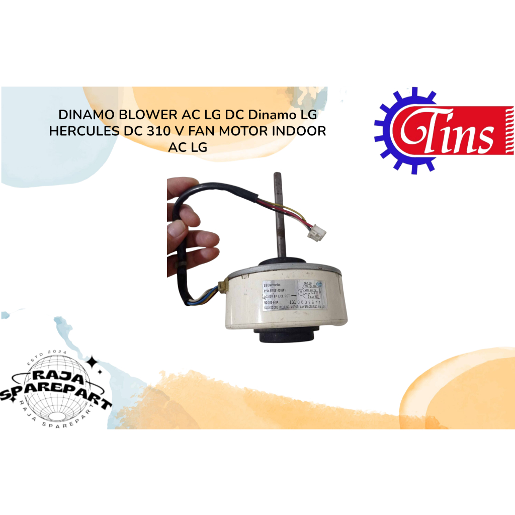 DINAMO BLOWER AC LG DC Dinamo LG HERCULES DC 310 V FAN MOTOR INDOOR AC LG EAU61426201 4681a2009j1