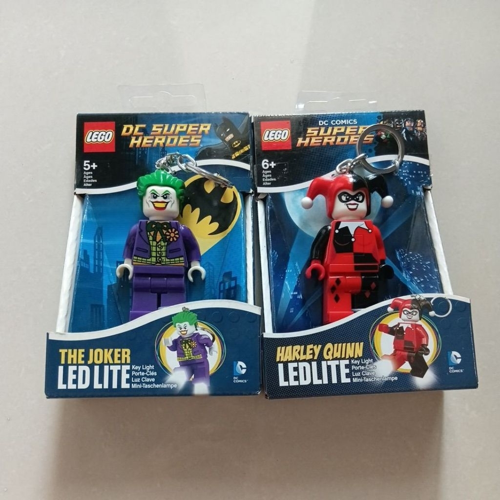 original dc super heroes lego led lite joker harley quinn