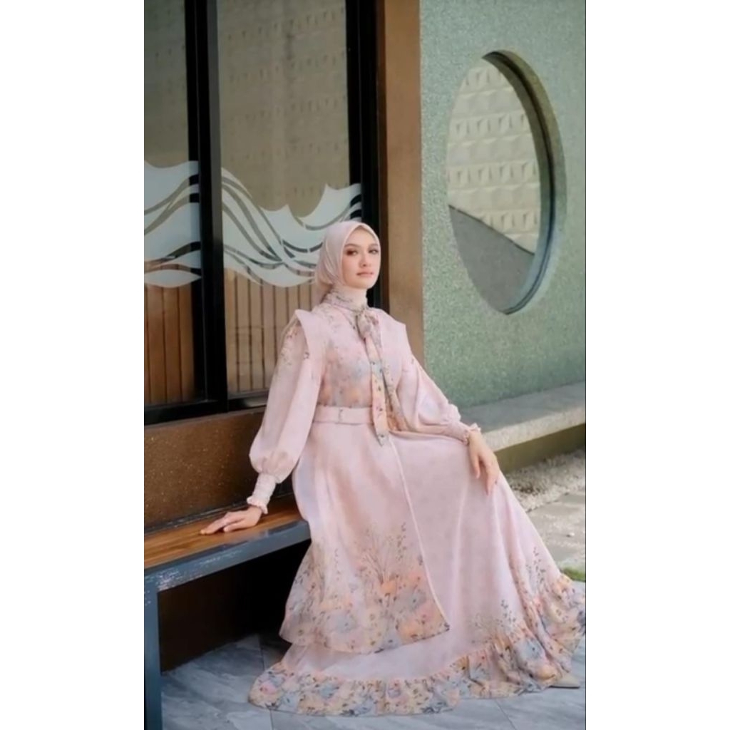 Set Hijab Baju Mahalini By Audiba