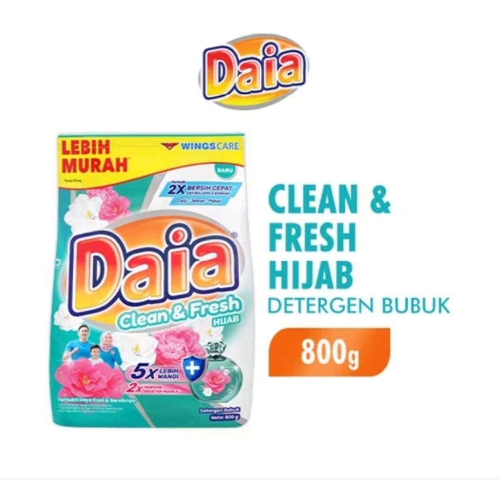 Detergen Bubuk Daia 800gr