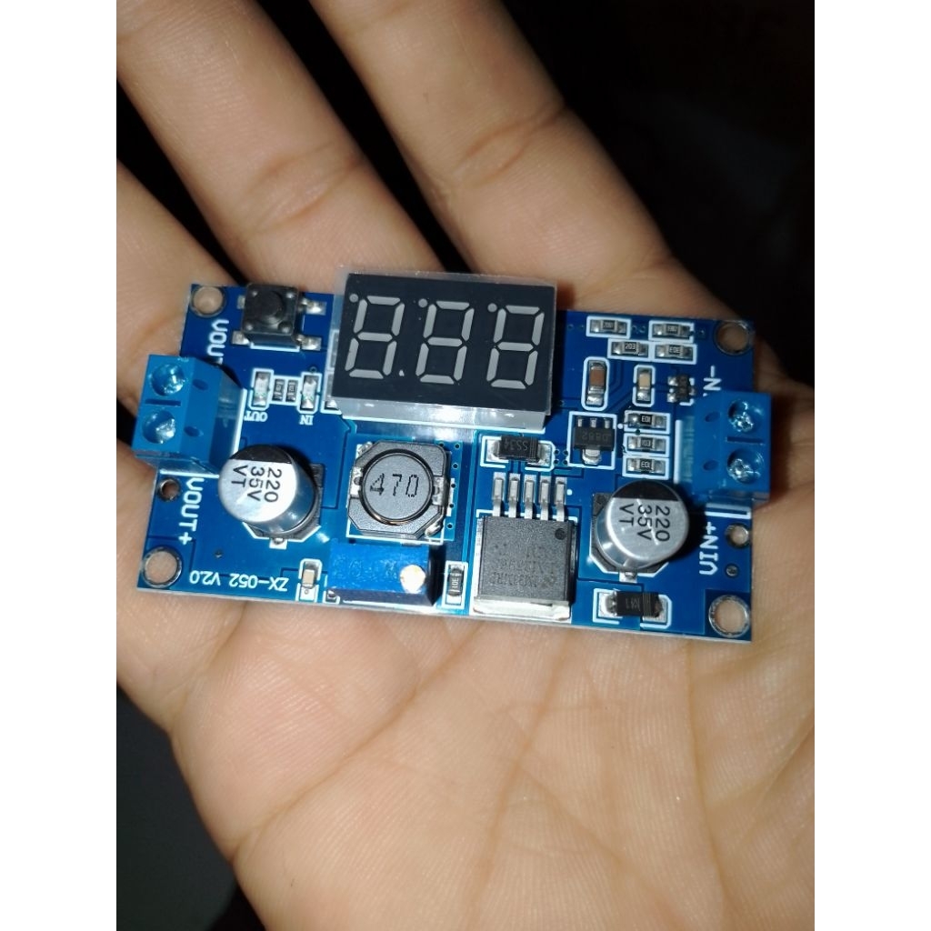 STEP DOWN DC TO DC DIGITAL ADA DISPLAY PENURUN TEGANGAN DC