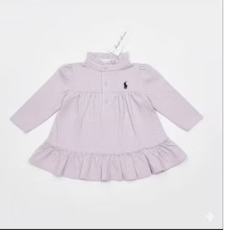Dress Polo RL warna Lilac (Ungu Muda)