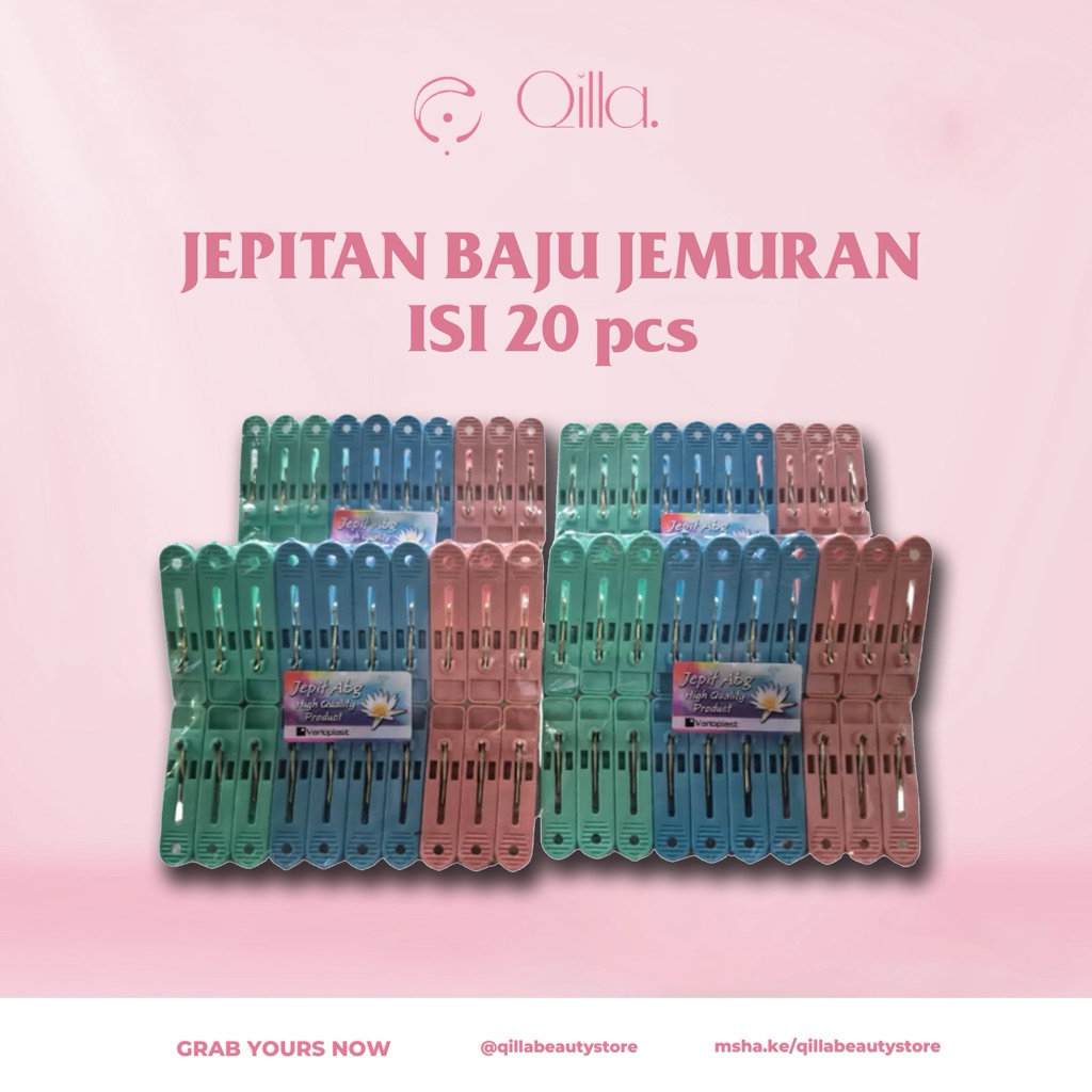 Jepitan Baju - Jepitan Jemuran - Jepitan Plastik Baju - Capitan Baju - Japit - Jepit Baju Murah Plas