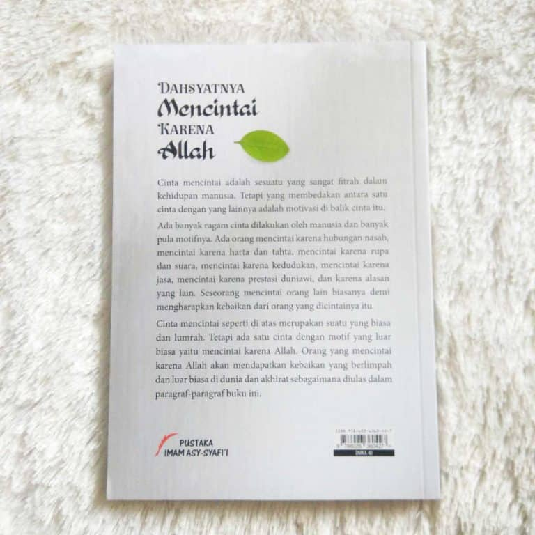 Buku Dahsyatnya Mencintai Karena Allah