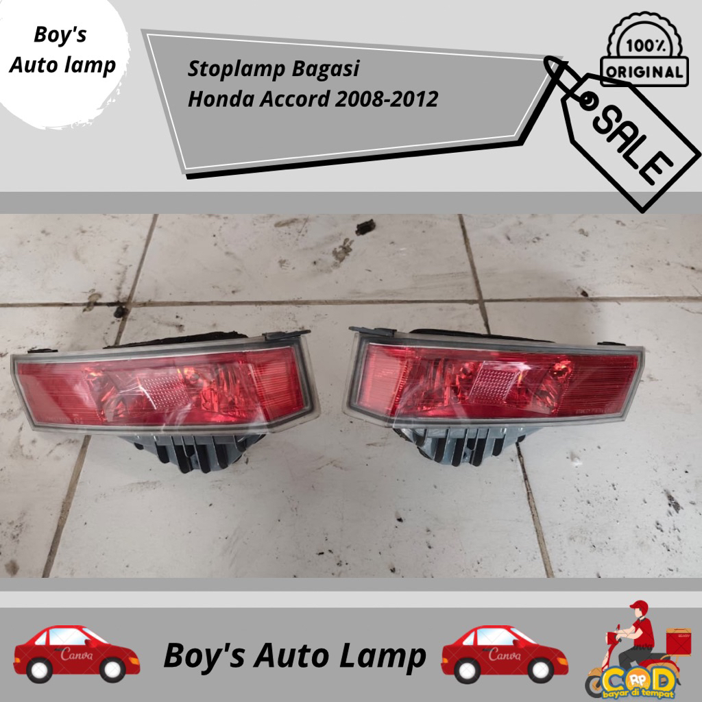 Stoplamp Bagasi Honda Accord 2008-2012 Original