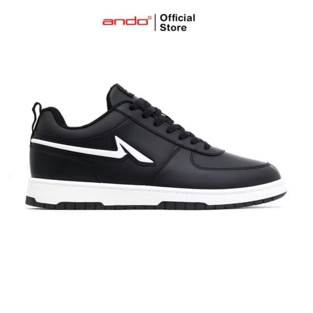 Ando Sepatu Sneakers TEAGIS Pria Dewasa - Hitam/Putih
