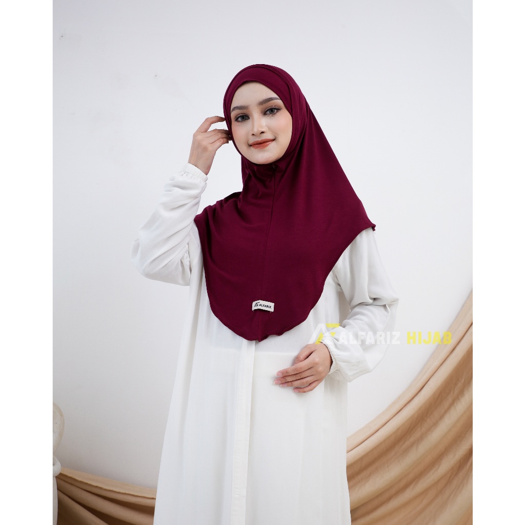 Zevana Hijab Bergo Malay Rayon Tencel Premium Ukuran L