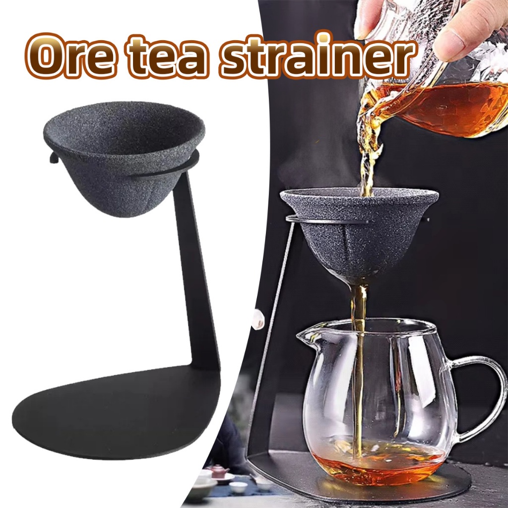 Saringan Teh, Aksesoris Set Teh, Tanpa Lubang, Saringan Cangkir Kreatif, Pembuat Teh, Saringan Jarin