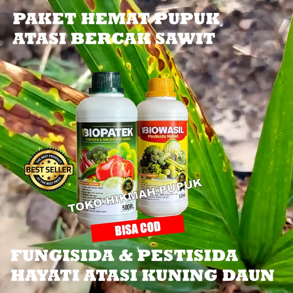 PROMO HEMAT BIOPATEK & BIOWASIL Sawit | Fungisida + Pestisida | Bantu Kendalikan Hama & Penyakit Ber