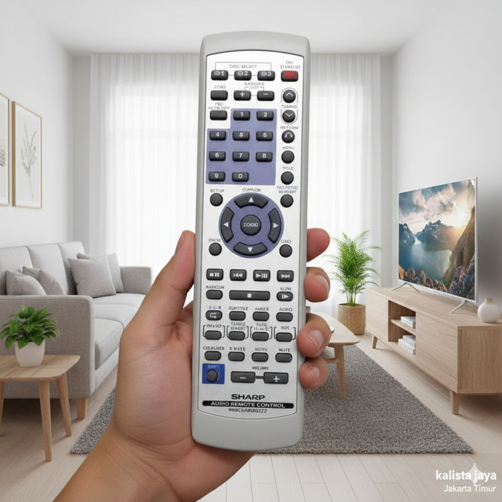 REMOTE REMOT DVD HOME THEATER SHARP RRMCGA002BGZZ ORIGINAL