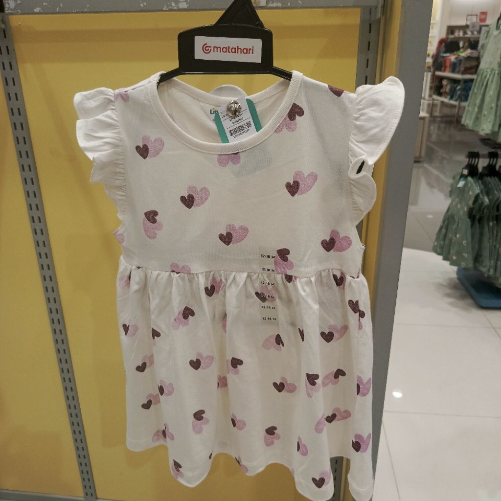 Little M Dress Bayi perempuan Usia 0 - 36 Bulan