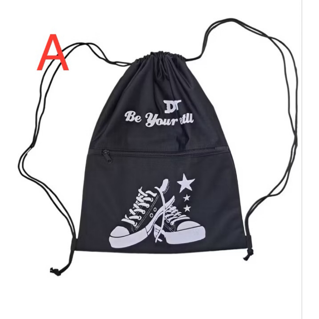 Tas Sepatu Futsal Tas Olahraga String Bag Gymsack Tas Serut Tali Sumbu Tas Ransel Sport