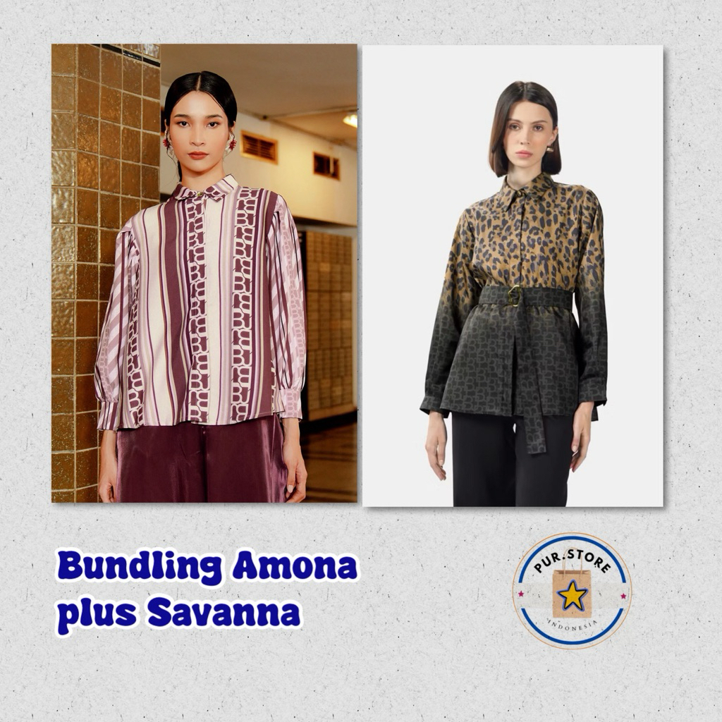 Bundling Benang Jarum Amona Shirt & Savanna Shirt