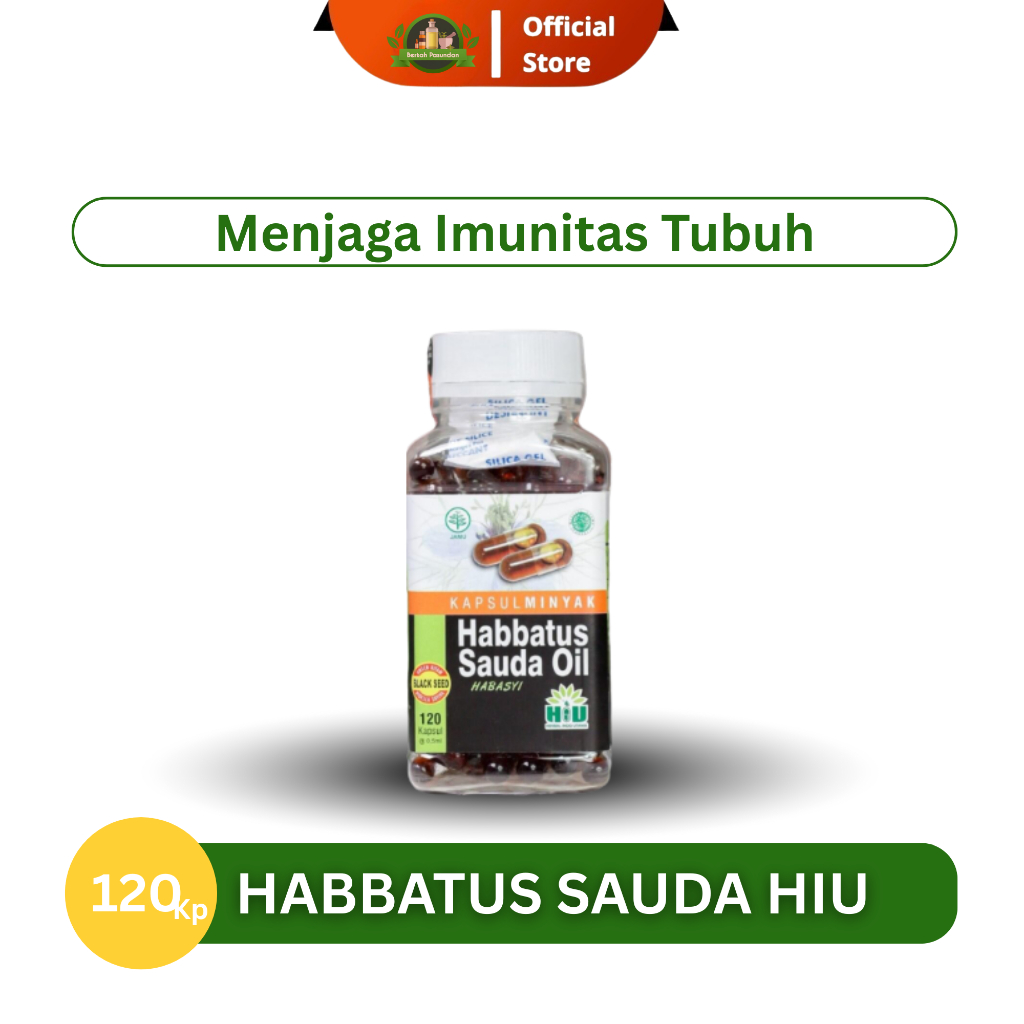 Habbatussauda Oil 120Kp HIU Habbat Oil - Jintan Hitam