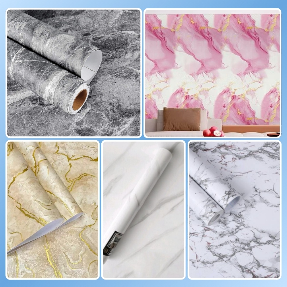 Wallpaper Dinding Stiker Dinding Marmer Walpaper Dinding Marmer Wallstiker Granit Pink Aesthetic