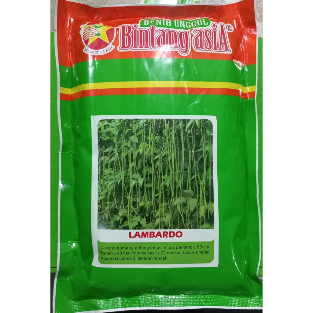 Benih Kacang Panjang LAMBARDO 500 Gram Bintang Asia