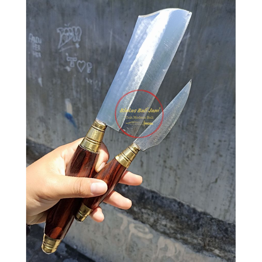 blakas polos set mutik | blakas bali | pisau dapur | tiuk bali | pisau bali