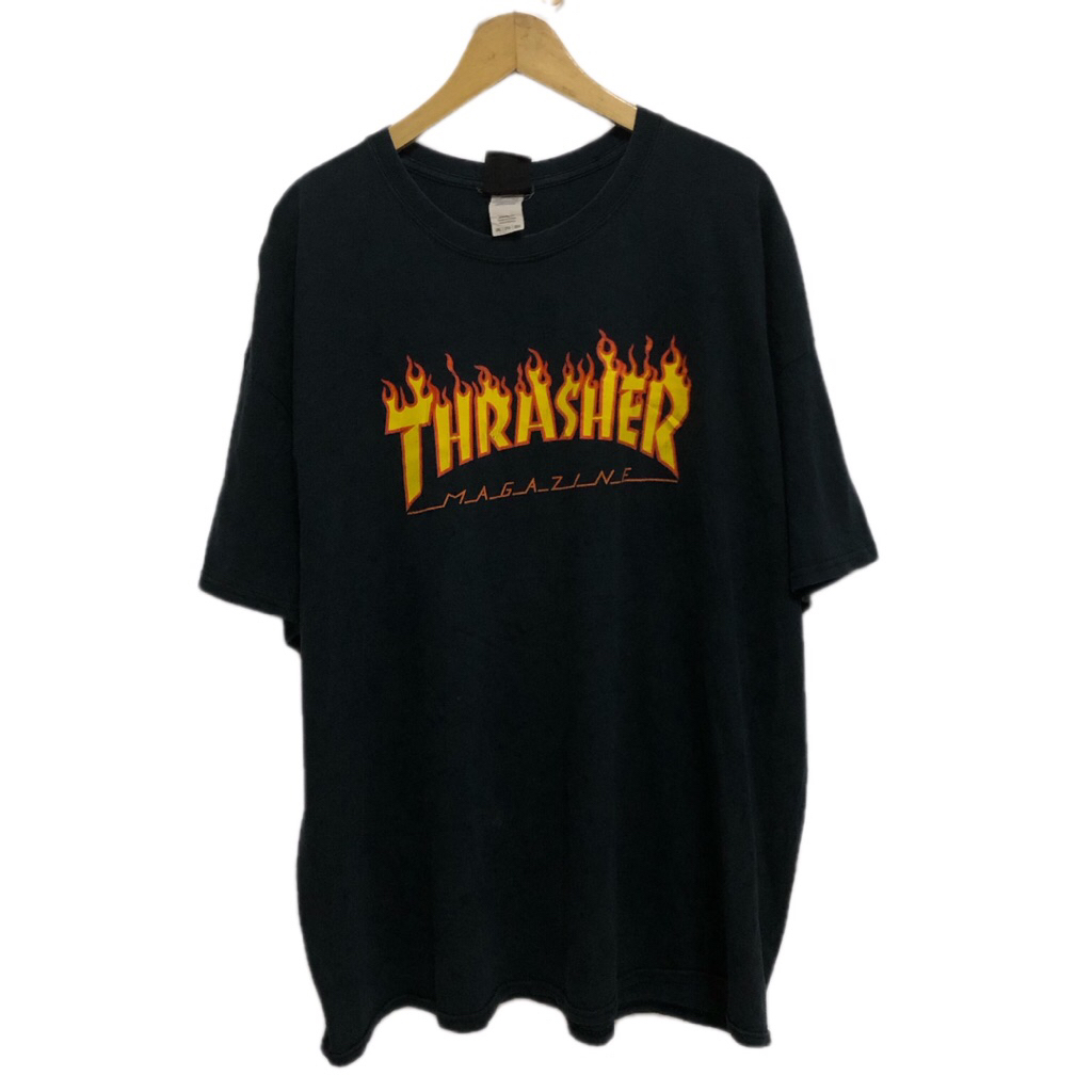 ‼️FLASH SALE‼️Kaos skate thrasher / vtg thrasher tee / kaos thrasher magazine
