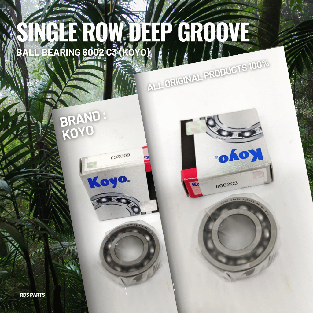 BEARING 6002 C3 KOYO ORIGINAL 6002C3