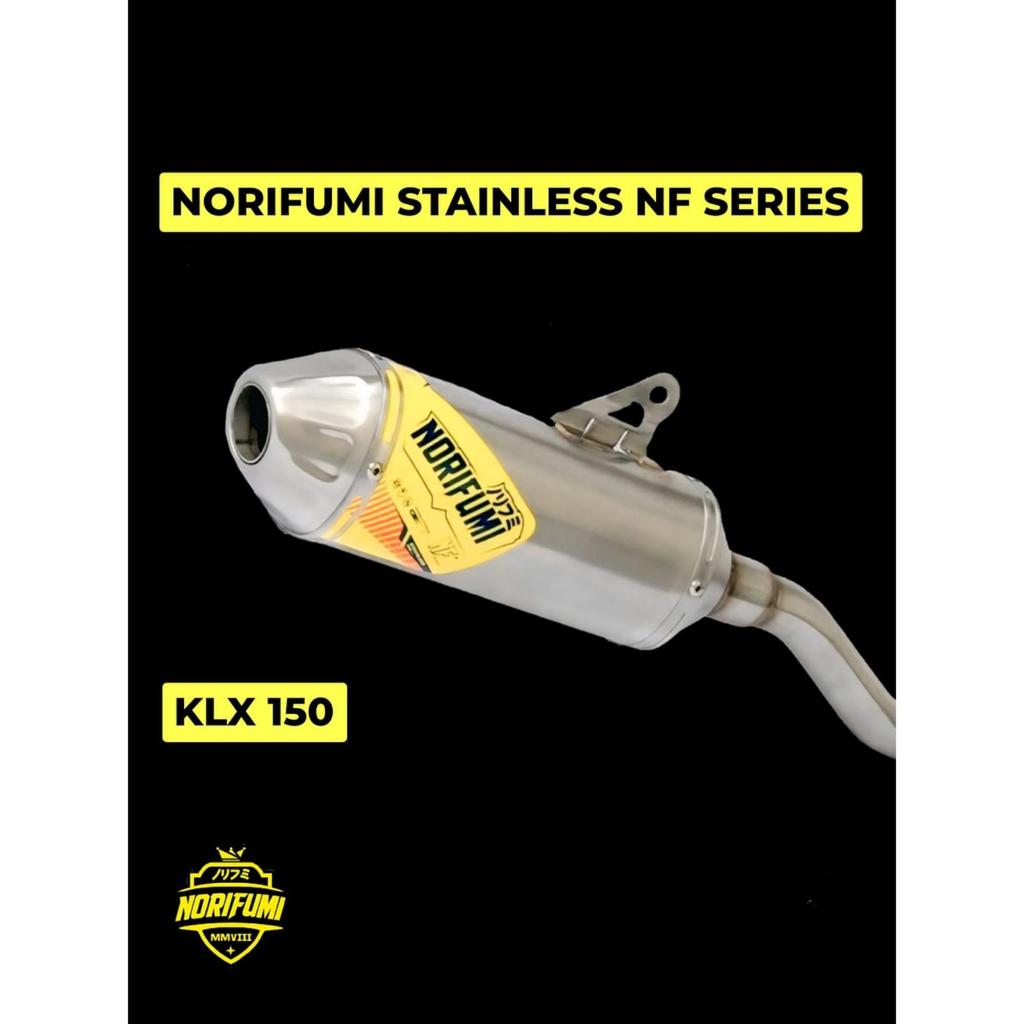KNALPOT NORIFUMI STAINLESS NF SERIES KLX 150