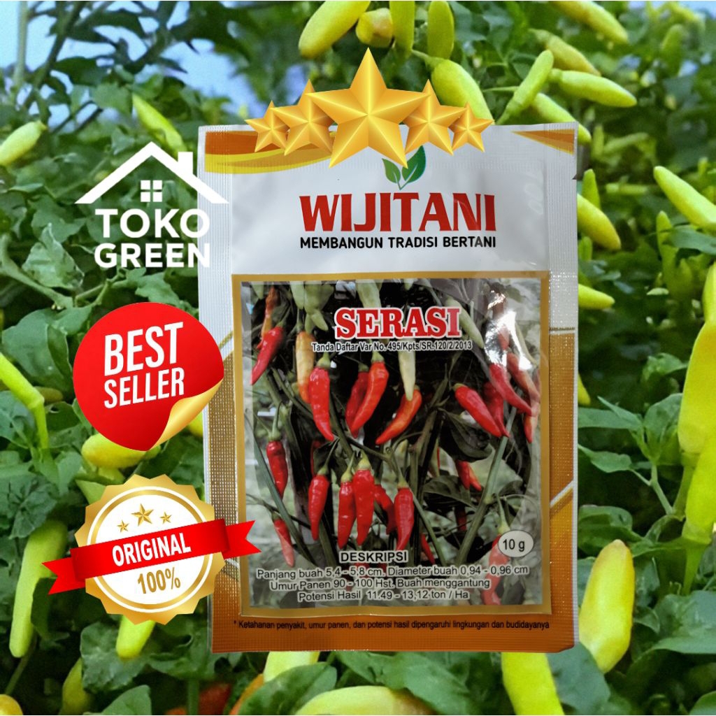 Benih Cabai Rawit Serasi 10 Gr Original