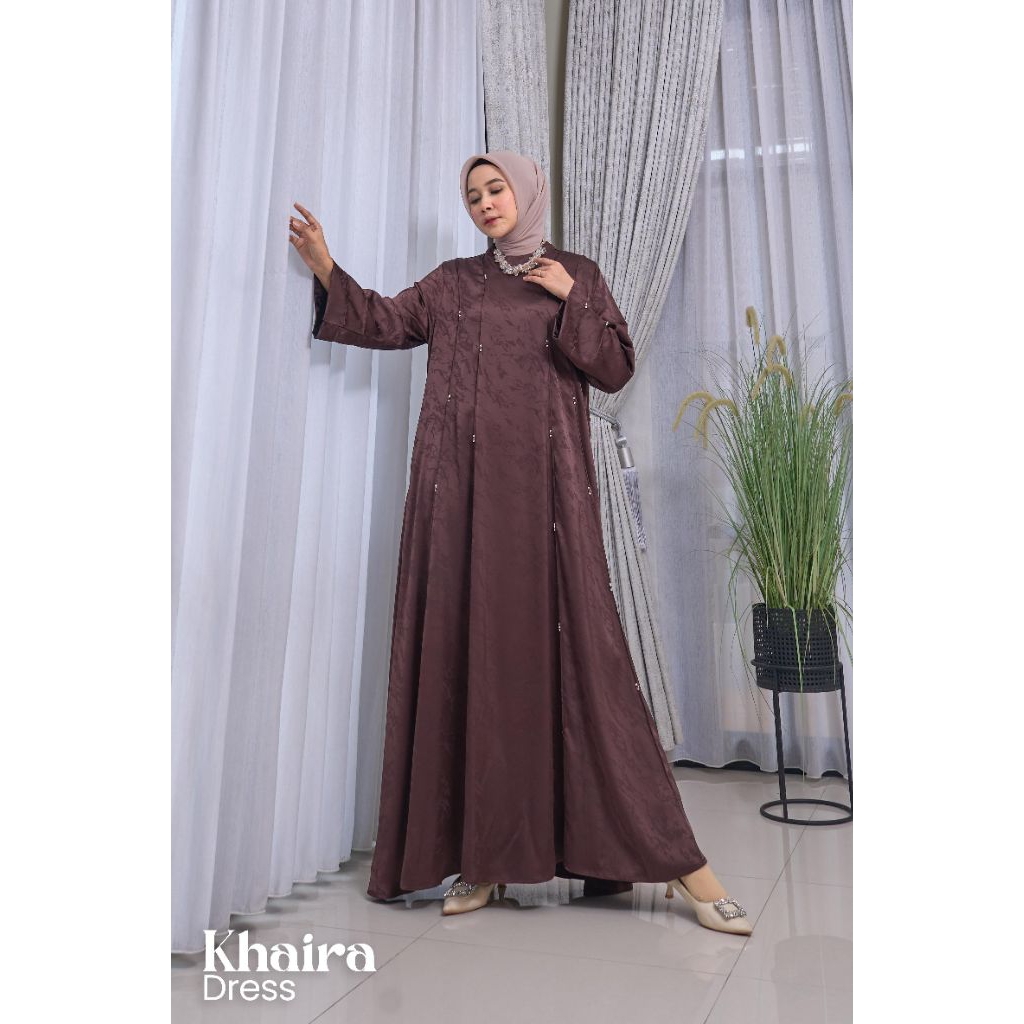 Khaira dress by marevi /clara  dress terbaru by marevi original best seller