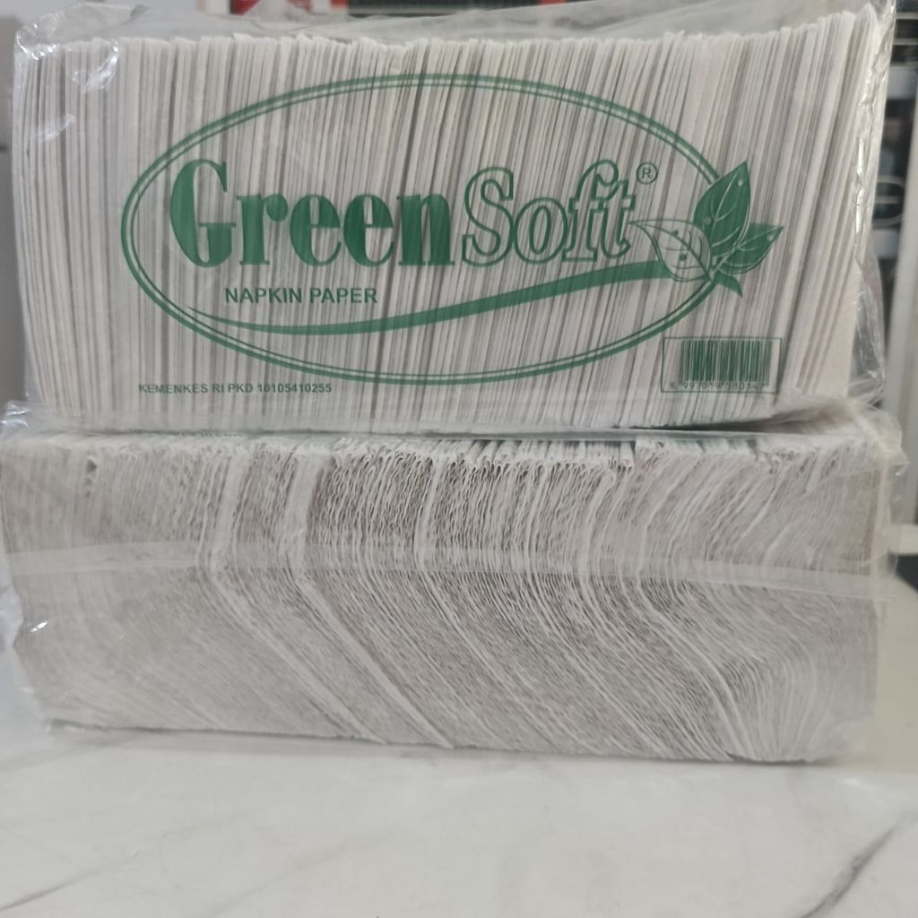 Tisu T-Soft Greensoft Napkin Kiloan