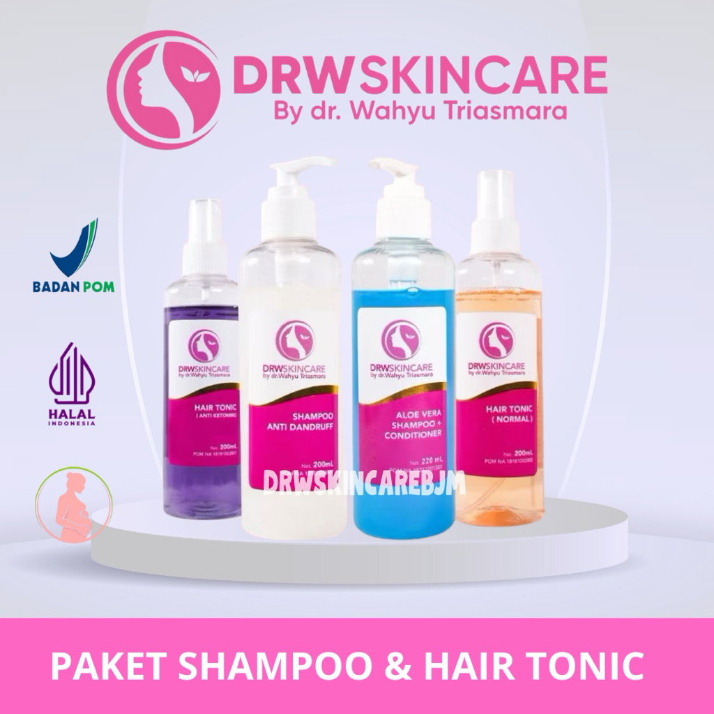 DRW SKINCARE - PERAWATAN RAMBUT / PAKET & ECER ( RONTOK & BER KETOMBE )