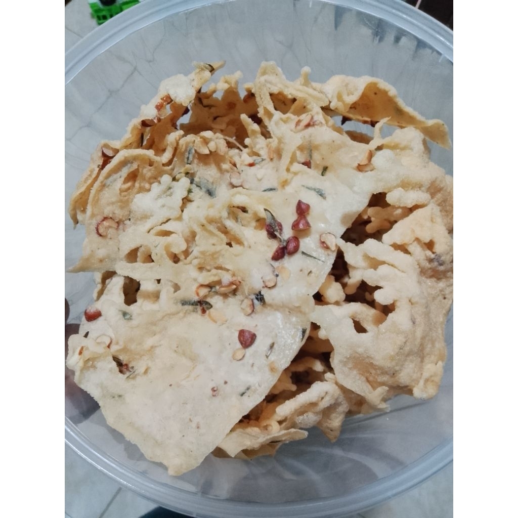 peyek kacang tanah ukuran toples 5 ltr