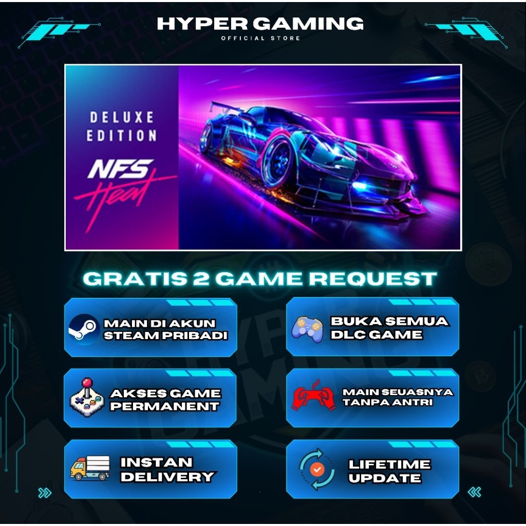 [ FREE 2 GAME REQUEST ]  - EA Need for Speed Heat Deluxe Edition - Game PC - Original Game Steam
