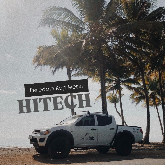 AKSESORIS MOBIL MITSUBISHI STRADA TRITON - HITECH PEREDAM KAP MESIN TAHAN PANAS DAN GETARAN