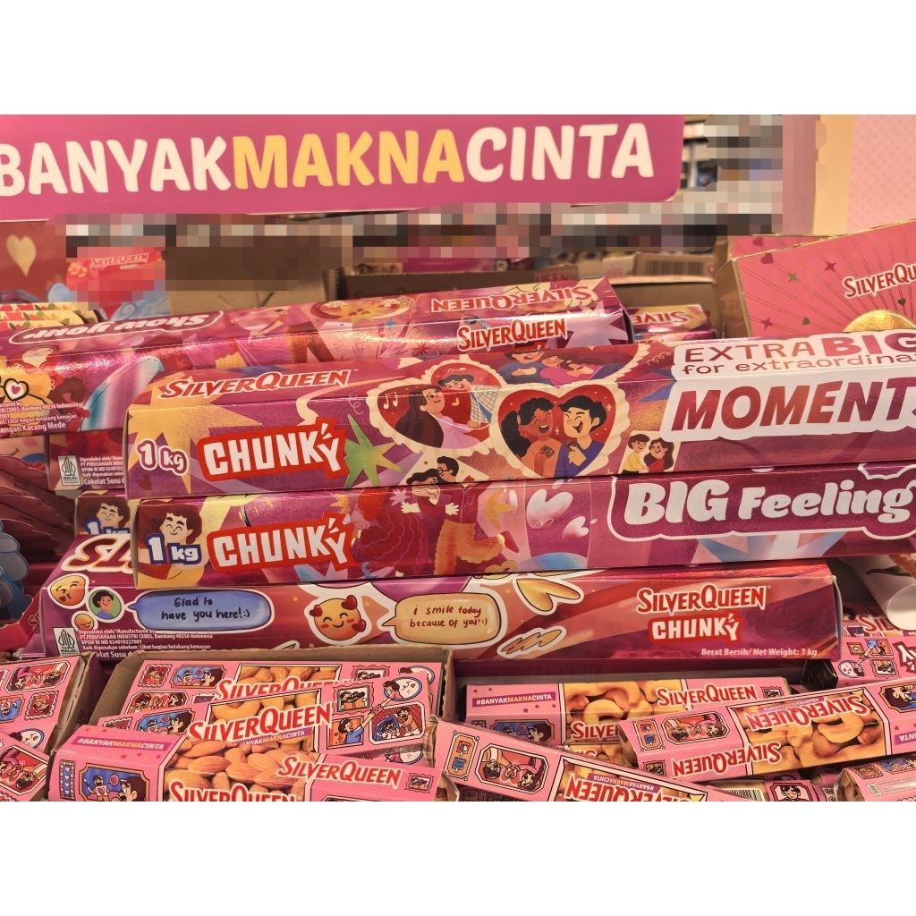 SILVER QUEEN CHUNKYBAR 1KG. SILVERQUEEN 1KG. COKLAT VALENTINE