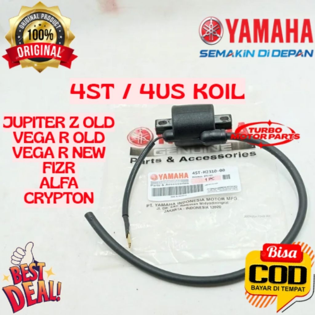 KOIL ORIGINAL YAMAHA KODE 4ST / 4US, KOIL JUPITER Z OLD, KOIL VEGA R OLD, KOIL VEGA R NEW, KOIL FIZR