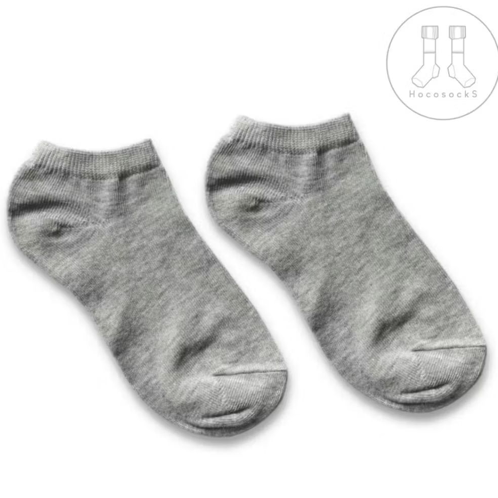Kaos Kaki Pendek Mata Kaki Abu Muda