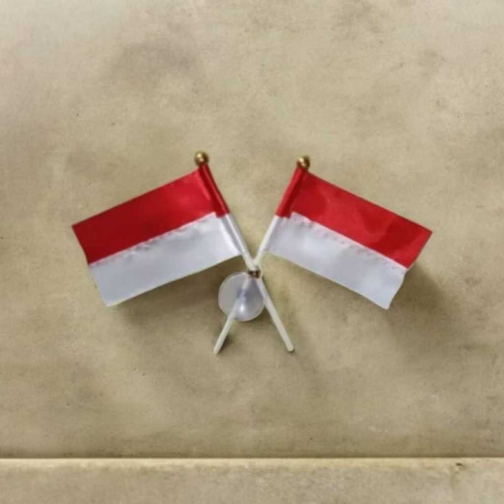 Bendera Indonesia Bendera Silang Untuk Hiasan Mobil