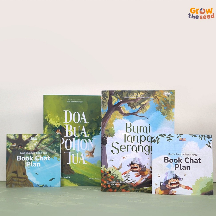 [Grow The Seed] Buku Cerita Bumi Tanpa Serangga & Doa Bua Si Pohon Tua GTS