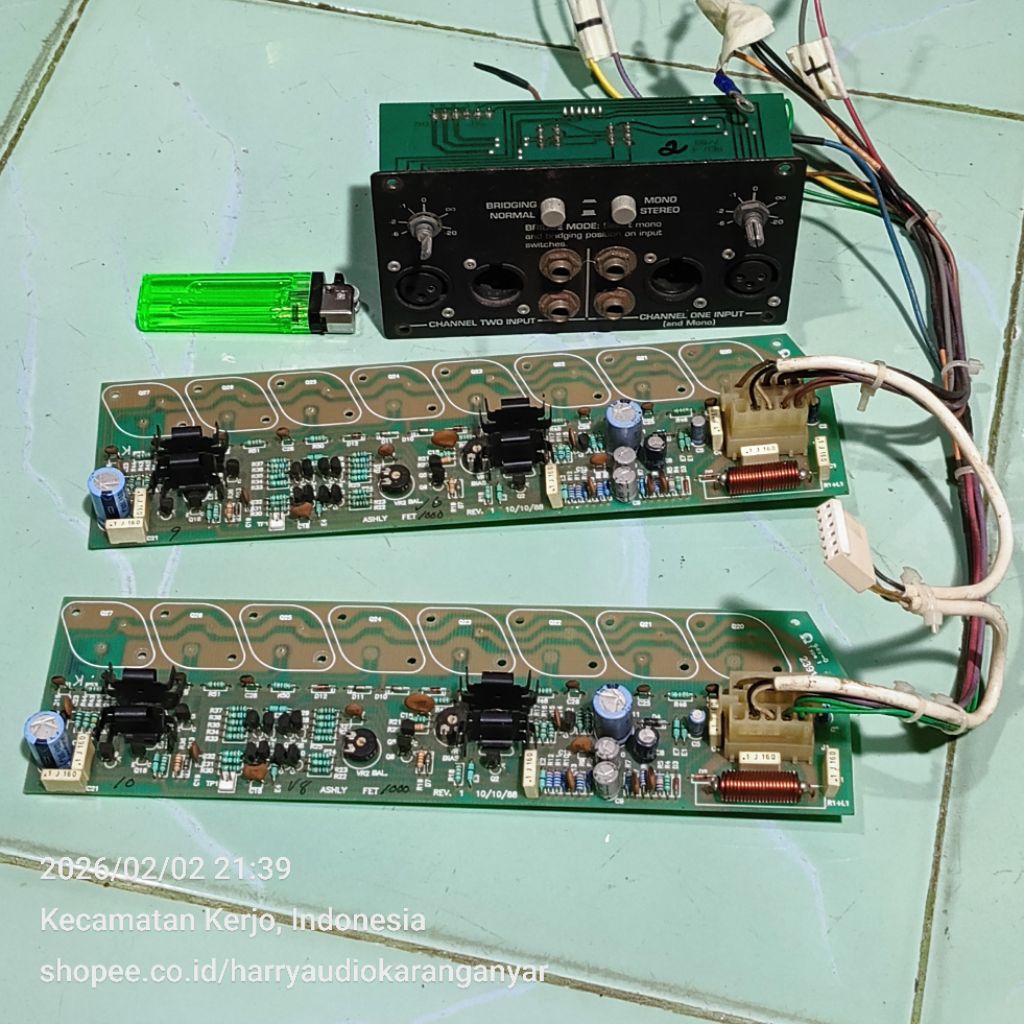 Sepasang Driver Power Mosfet Ori Lepasan ASHLY FET-1000 USA