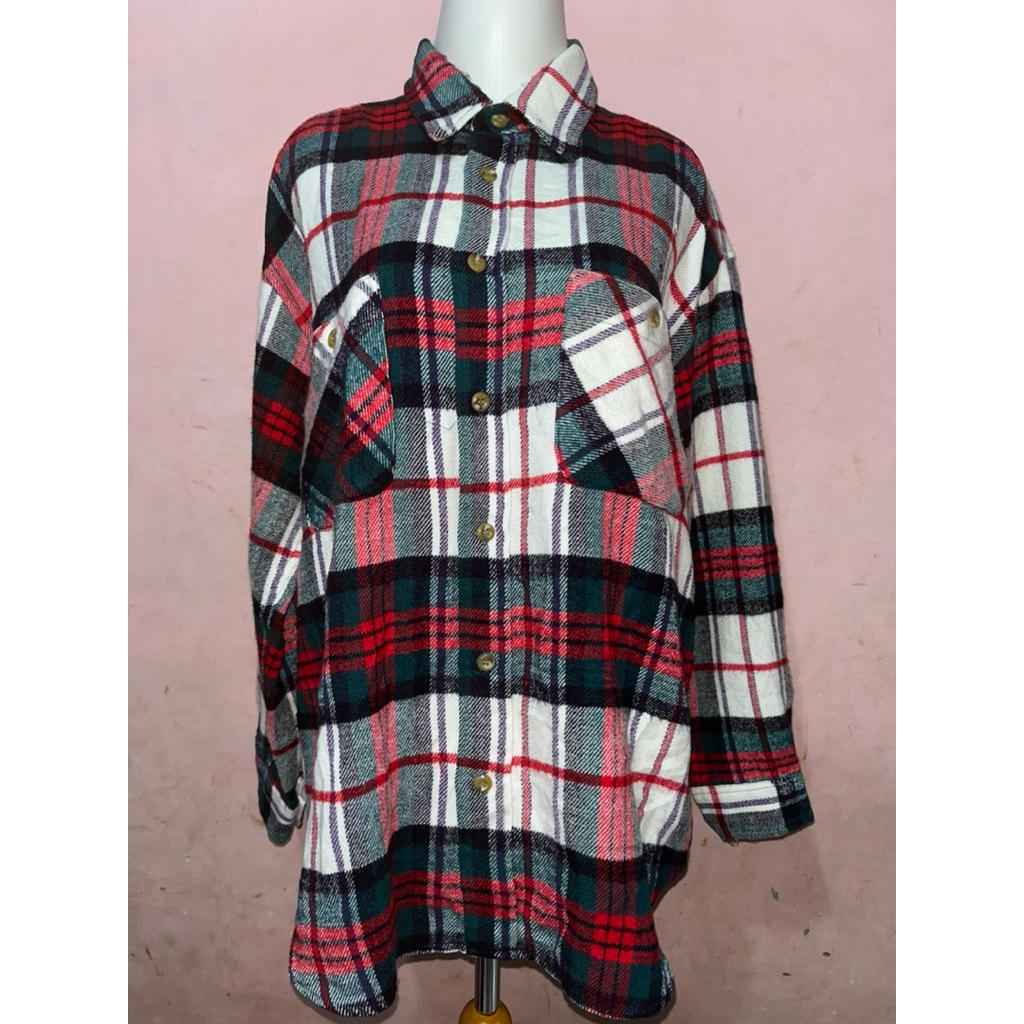 ( Preloved ) Kemeja flanel cowok