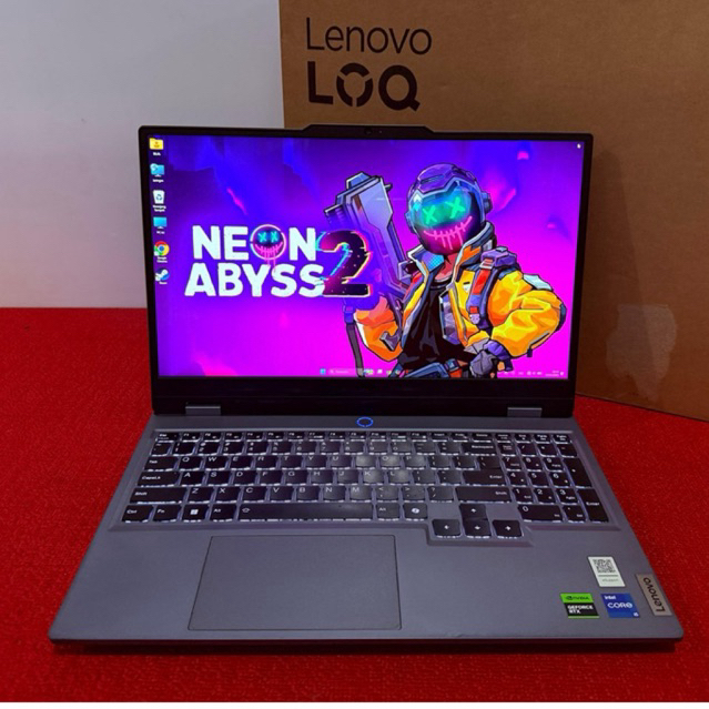 Laptop Gaming LOQ 15IRX9 i5 12450HX RTX 2050 12GB/512GB Garansi On