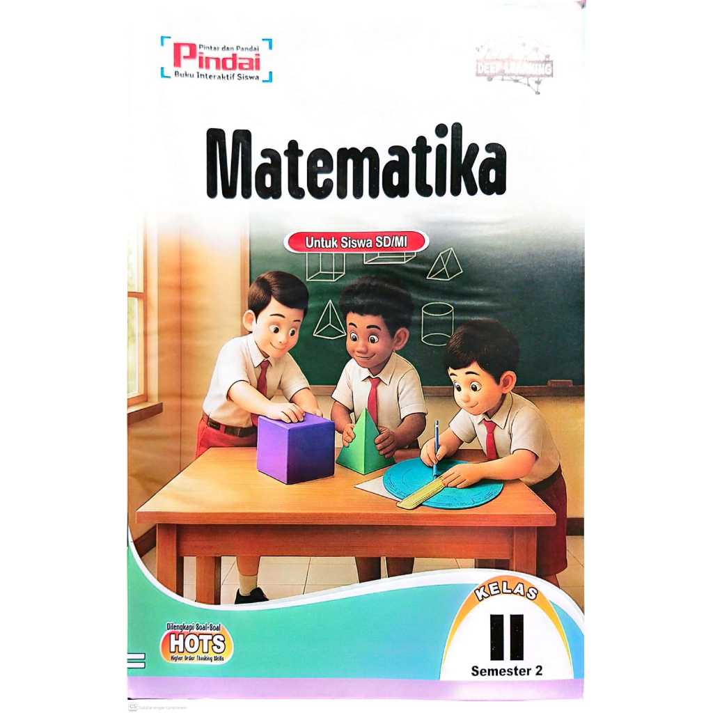 Buku LKS Matematika kurikulum Merdeka Kelas 2 SD/MI Semester 2