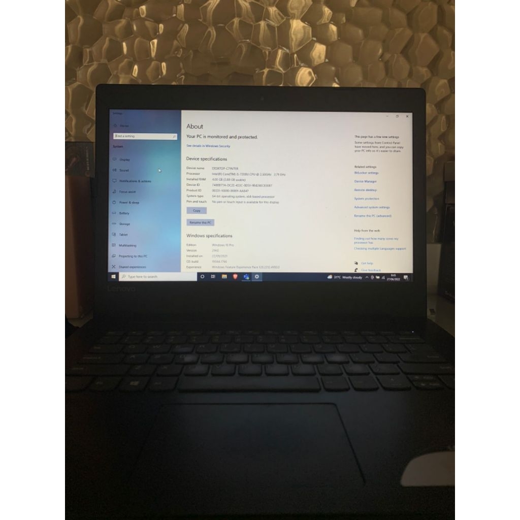 laptop lenovo mulus seperti baru