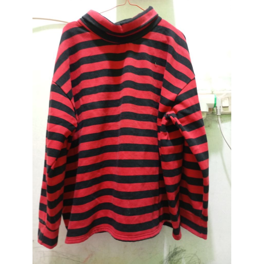 jaket sweater gothic y2k rock turtle neck