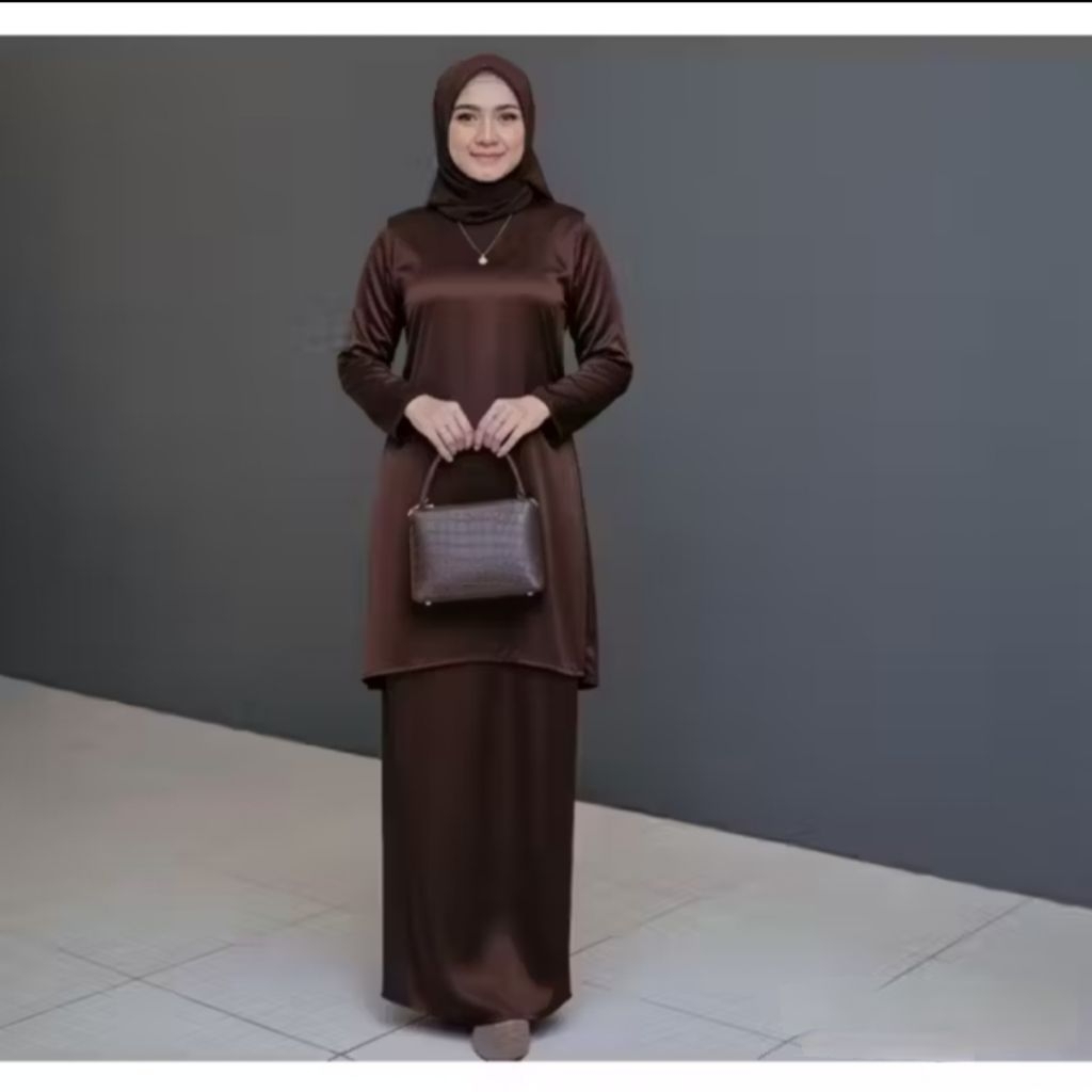 [COD] SETELAN KURUNG MELAYU TERBARU/BAJU KURUNG POLOS SET ROK/SETELAN KURUNG MELAYU BAJU DAN ROK