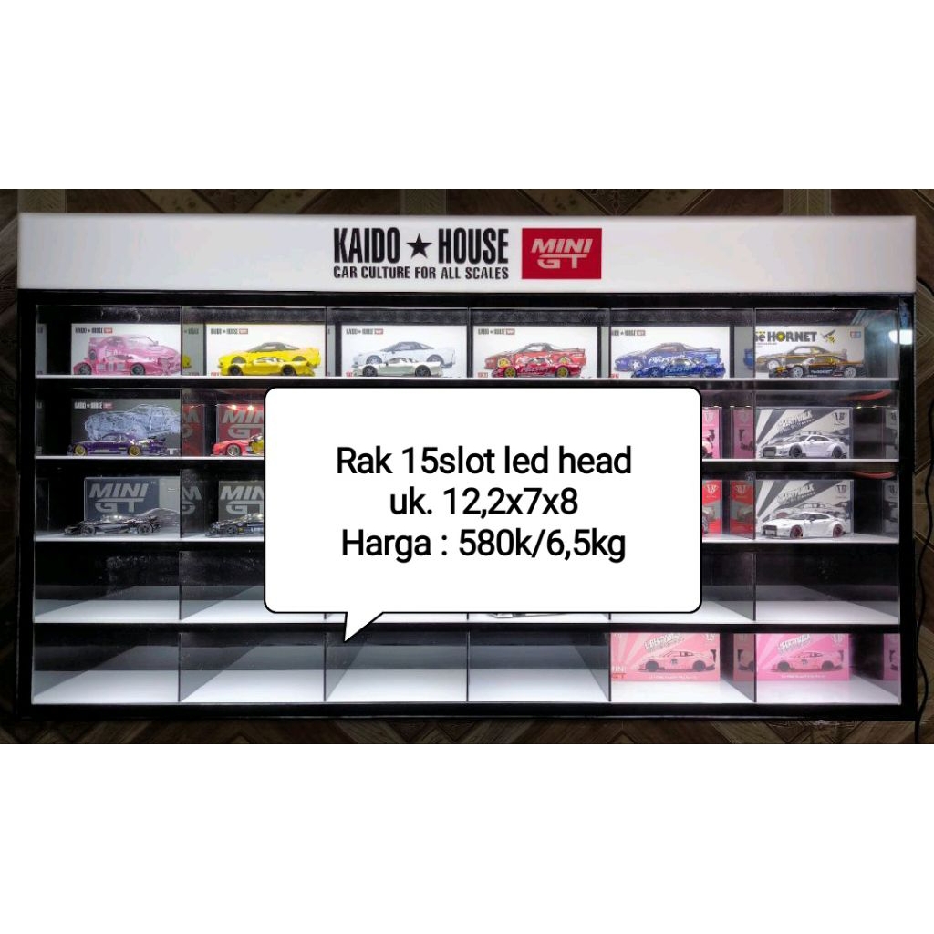 Rak Diecast Custom 15 slot led header