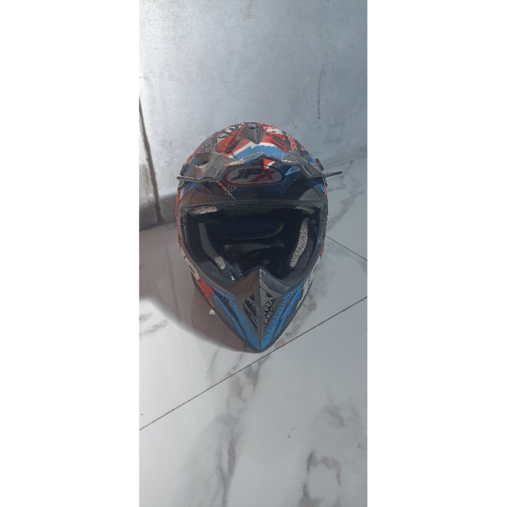 helm JPX Cross bekas ukuran Xl