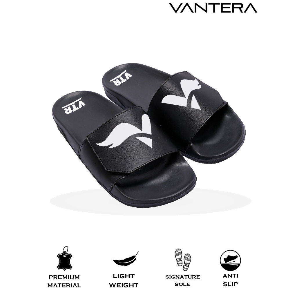 Vantera - Tangier Black | Sandal Pria Premium | Sandal Pria