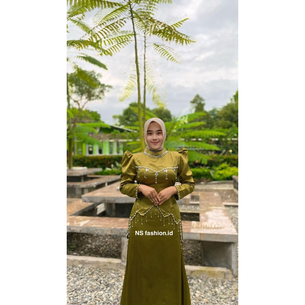 Kharisma Dress,Dress duyung model terbaru Baju wanita model simple mewah elegant cocok buat acara la