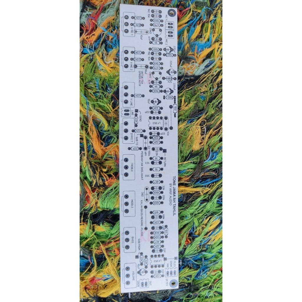 PCB tone control toa corong / Tc jama'ah / Tc karaoke / Tc speaker aktif Joss lantang