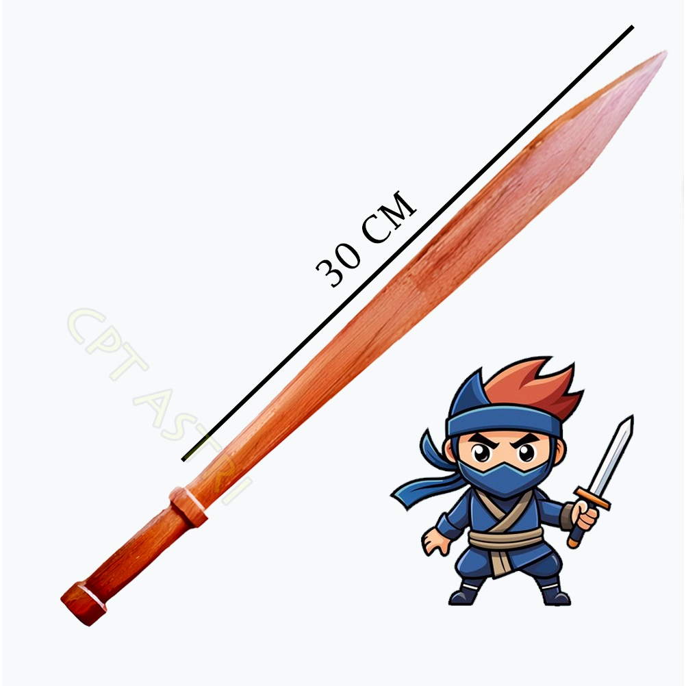 Pisau Belati Kayu Alat Latihan Silat Beladiri IPSI/Pisau Belati Kayu Peralatan Latihan Silat/Belati 